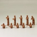 1 72 Scale Wwii Us Army Tank Commander Full-body Half-body 10 Figures Resin Mdel