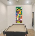 Foo Fighters Pinball Machine Matte Canvas Look Banner Game Room-20 w X 48 h