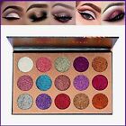 New Beauty Glazed 15 Colors Glitter Eyeshadow Palette Shimmer Ultra Pigmented 