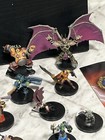 World Of Warcraft Miniatures Game Collection Lot W  Cards   Game Mat 79 Figures