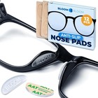 Clear Silicone Eyeglass Nose Pads - 6 Pairs Anti-slip Stick-on Adhesive For Glas