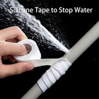 Self Fusing Silicone Tape Waterproof Sealing Wrap Black White 1m 1 5m 3m Pipe