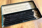 Vintage Korn   s Lithographic Crayons No  5 In Pencil Form W  Box  set Of Six 