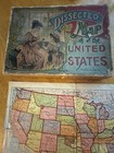 Antique Mcloughlin Dissected Map Of The United States Puzzle 1887 Complete W Box