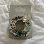 Yankee Candle Illuma-lid Jar Accessory-metal Gingerbread Christmas Themed- New