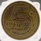 Home Oil Company Ness City Kansas 5 Cent In Trade Token 22mm