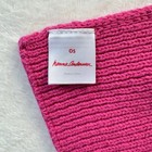 Hanna Andersson Kids Bright Pink Knit Scarf One Size Cotton Acrylic