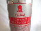 Vintage Jl Stainless Steel Foam Fire Extinguisher Empty  No Hose