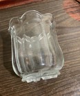 Vintage Clear Glass Spooner Celery Eapg Shg2 Antique Scalloped Edges