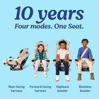 Graco 4ever Extend2fit 4 In 1 Convertible Car Seat Infant Toddler Booster Seat