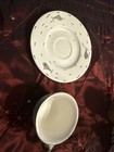 Emilia Castillo Vintage 1990   s Mexican Silver Overlay On White Ceramic Coffee
