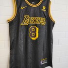 Kobe Bryant  8 Signed Autographed Los Angeles Lakers Custom Jersey Black   Coa