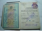 British Rare Expired Cancelled Passport 1955 Of A Family W 12 Revenues  4