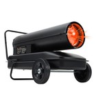 Dual Fuel Kerosene Fuel Forced Air Heater 45000 Btu 5-gallon Tank For Workshops