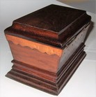 Decorative Antique Wood Box Estate Heirloom 