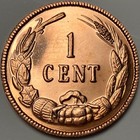 Beautiful 1862 One Cent Confederate States Restrike Civil War Token coin Gift