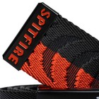 Spitfire Wheels Belt Eternal Crescent Jacquard Web Black red Black