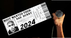 Concert Ticket Stub - Custom Made To Order - Physical Ticket Printed Souvenir