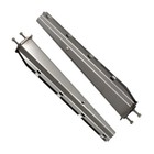 30  Stainless Steel Straight Mud Flap Hanger 2 1 2  Bolt For Semi Truck Tapered