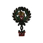 Antique Wood Stove Cast Iron Trivets Matching Set Eagle Heart Kitchen Farmhouse