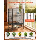 Uimoso Bird Flight Cage 31 5 X 20 5 X 52 Inch Wrought Iron With Perches