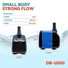 265gph Adjustable Submersible Powerhead Water Pump Quiet Aquarium Fish Tank Pond