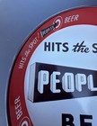 Earlier Peoples Beer Hits The Spot   The Peoples Brewing Oshkosh Wi Beer Tray