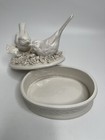 Jay Willfred Numbered Finch  Figurine Jewelry Trinket Box Italy Finch Birds Vtg