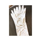 Lot Of 5 Pairs Of Womens Vintage White Gloves - Short And Long - Buttons