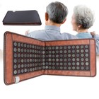 Natural Jade Tourmaline Stone Far-infrared Therapy Mat Electric Heating Pad