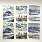 Coastal Beach Paper   Vellum Scrapbook Junk Journal Collage Scrapbook