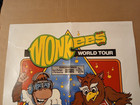 Monkees World Tour Concert Poster Veterans Stadium Philadelphia 1986 Temple Owls