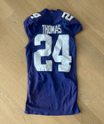 1 Interception Game Used worn Terrell Thomas New York Giants Nfl Jersey 11 8 09