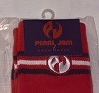 Pearl Jam Socks 2024 Concert Tour Red Pair Fenway Park Pj New