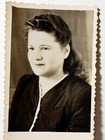 Vintage Snapshot Photo 1940s Young Attractive Woman Portrait B w Original Found