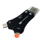 4 In 1 Usb Micro Sd Tf Memory Card Reader Adapter For Iphone Android