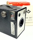 Agfa Ansco D-6 Shur-shot Box Camera  116 Film   Near Mint W box   Manual