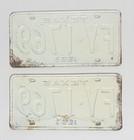 Vintage 1963 Texas License Plate Pair - Fy 1769