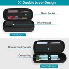 Procase Pen Pencil Case  2-layer Eva Zipper Pencil Box Pouch Large Capacity S   