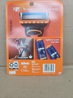 New Gillette Fusion 5 Shaving Bundle 1 Razor Handle 5 Cartridges - Black