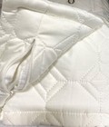 Hotel Collection Geometric Embroidered Cotton Blend Pillow Sham - Euro - White