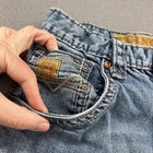 Vtg Cinch Jeans Boys Sz 14s Light Wash Distressed Straight Leg