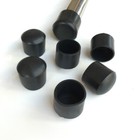 Black Round Rubber Chair Table Feet Furniture Tube Leg End Cover Caps Cap 8 60mm