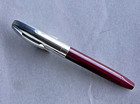 Sheaeffer Pfm Ii  Burgundy  Pdag Nib  Ss Cap clip  Excellent Condition  Restored