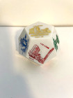 Vintage Las Vegas Hotel Casino Souvenir Paperweight Hexagon Cube Old Hotels Dune