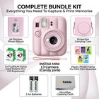 Fujifilm Instax Mini 13 Instant Camera  candy Pink  With Complete Film Bundle