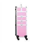 Rolling Makeup Train Case 4 In 1 Cosmetic Trolley Organizer Makeup Travel Case