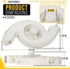 8193983 Upper Spray Arm Spinner Kit For Whirlpool Kitchenaid Kenmore Dishwashers