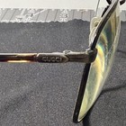 Vintage Gucci Gg 1314 Eyeglasses Italy Black Metal Tortoise 57-19 145 