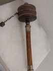 Authentic Antique Tibetan Prayer Wheel  With Original Prayer Papers